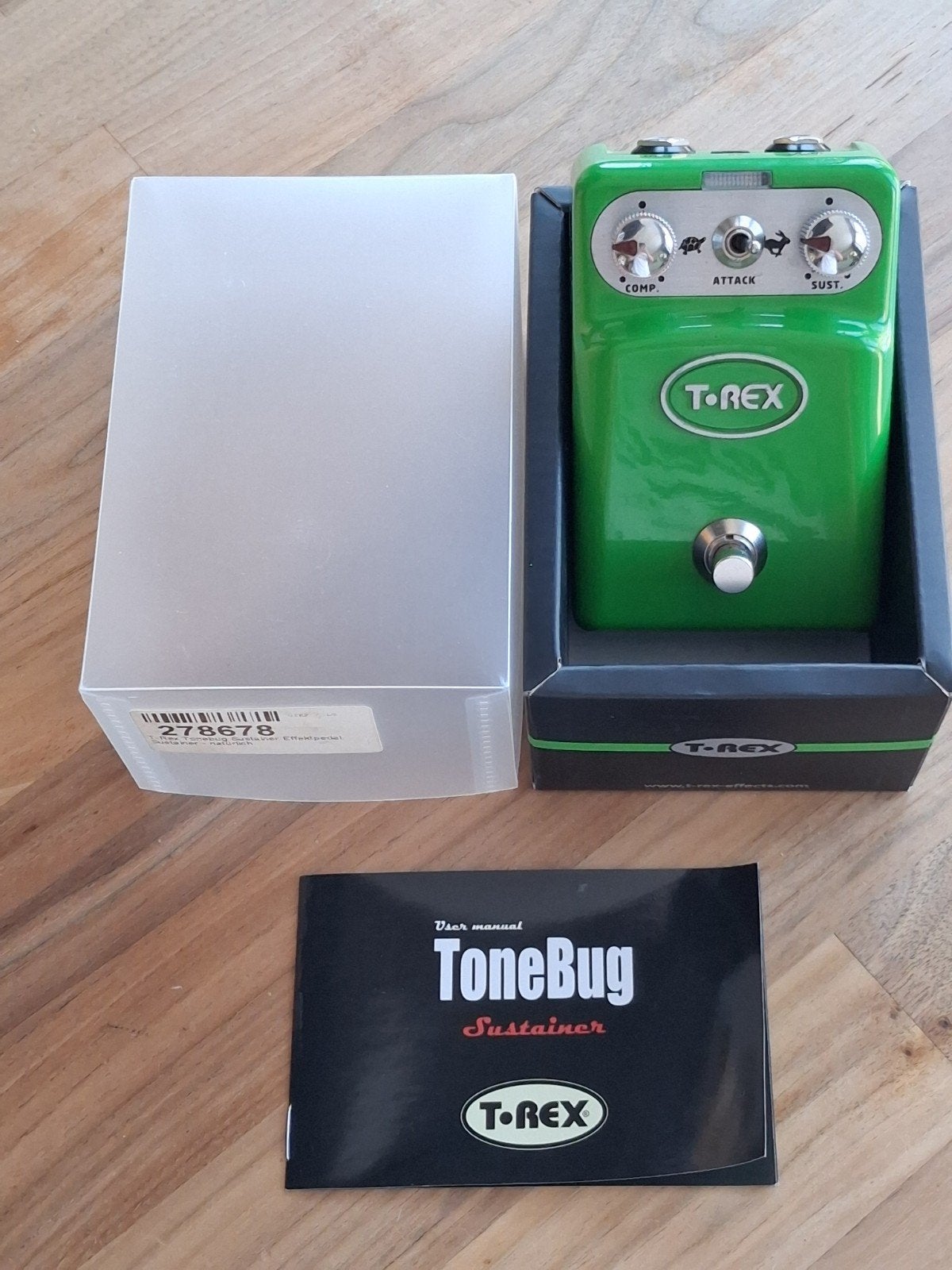T-Rex ToneBug Sustainer Gitaar Pedaal, Ophalen of Verzenden, Zo goed als nieuw, Compressor