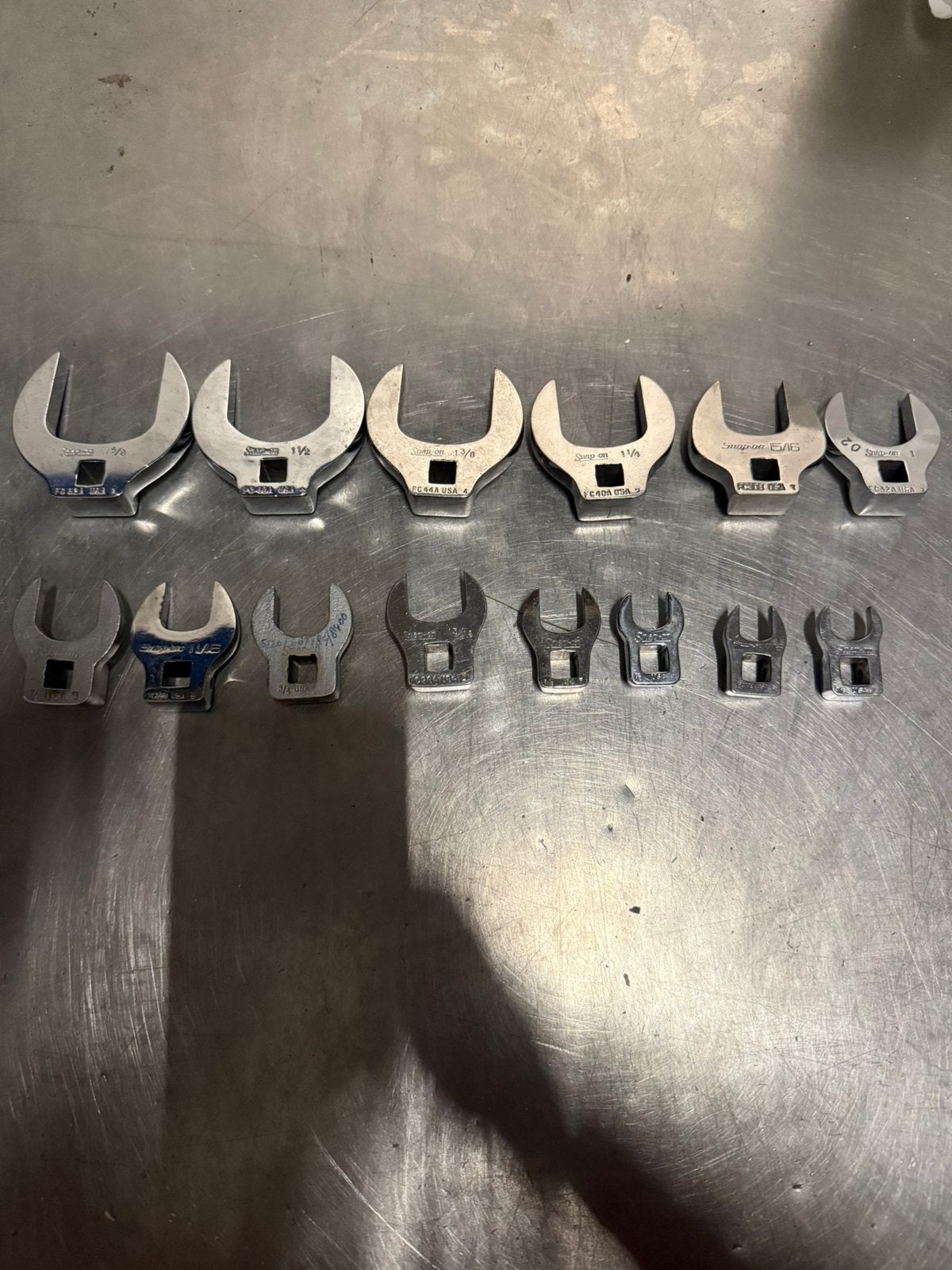 Snap on kraaienpoten set  Set van 14 stuks  Inch maten, Ophalen of Verzenden, Nieuw
