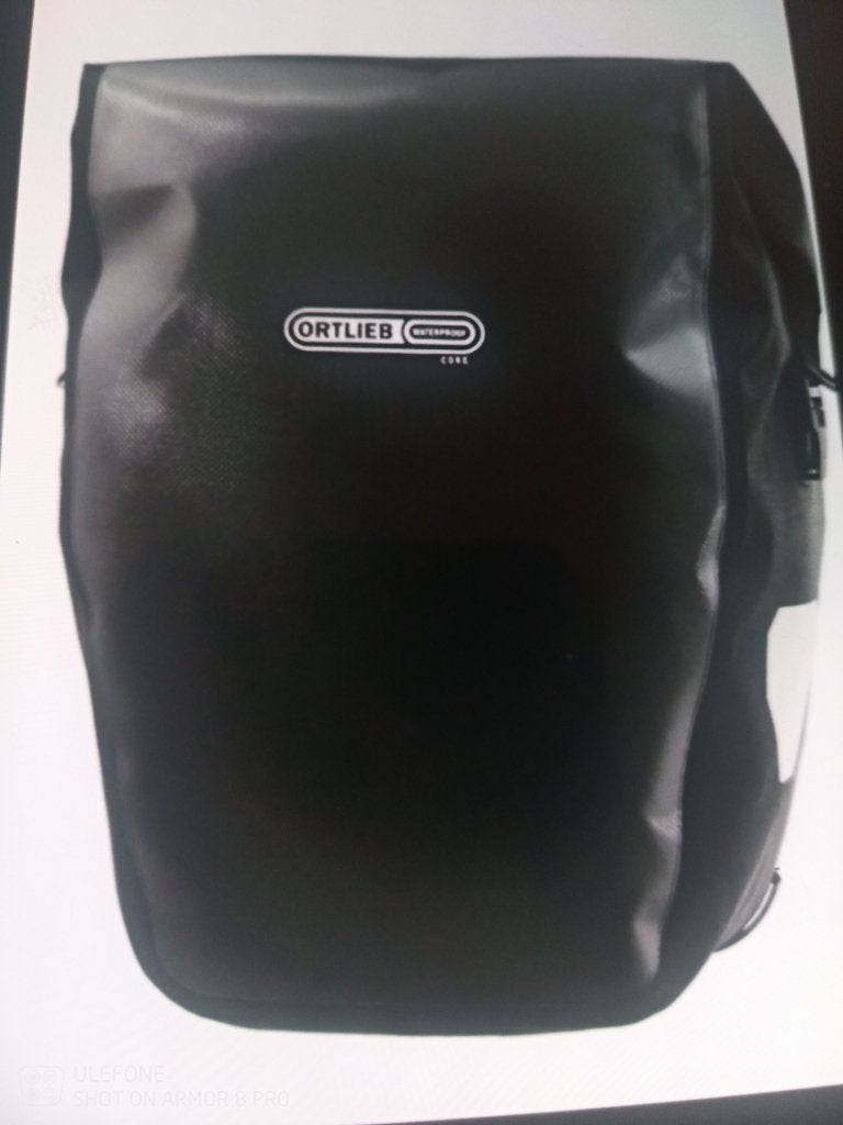 Ortlieb Waterproof Core Fietstas - Zwart 2x, Ophalen, Gebruikt, Ortlieb