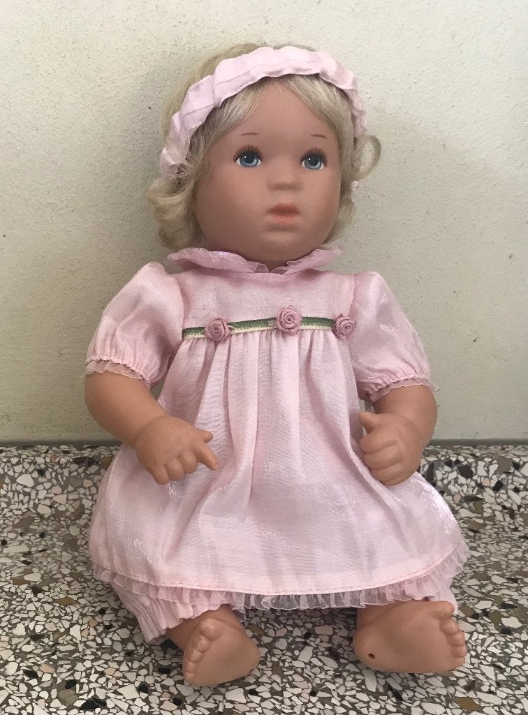 Käthe Kruse pop popje baby bad babypop badpop, Ophalen of Verzenden, Zo goed als nieuw, Pop