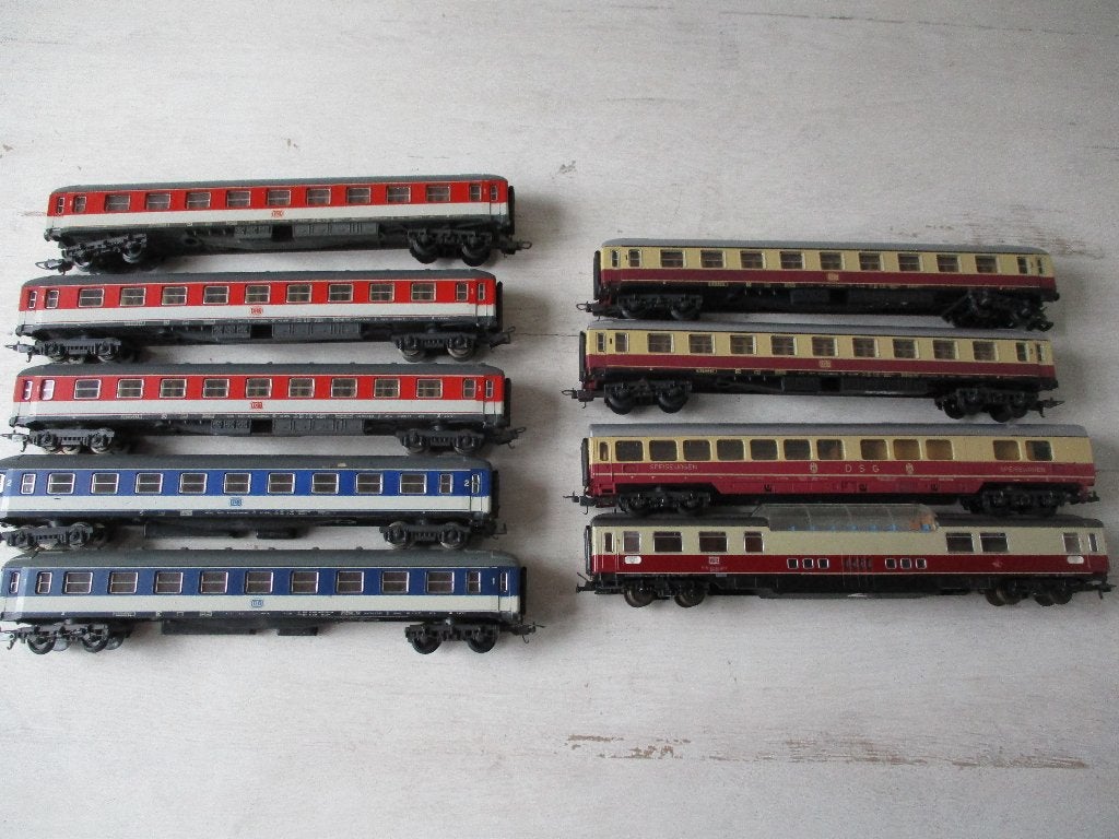 Lima personen wagons 9x, Gelijkstroom, Wagon, Ophalen of Verzenden, Zo goed als nieuw