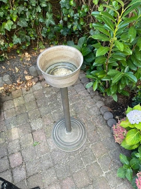 Champagne/wijnkoeler standaard, Huis en Inrichting, Keuken | Keukenbenodigdheden, Ophalen, Flessenkoeler, Gebruikt, Zilver