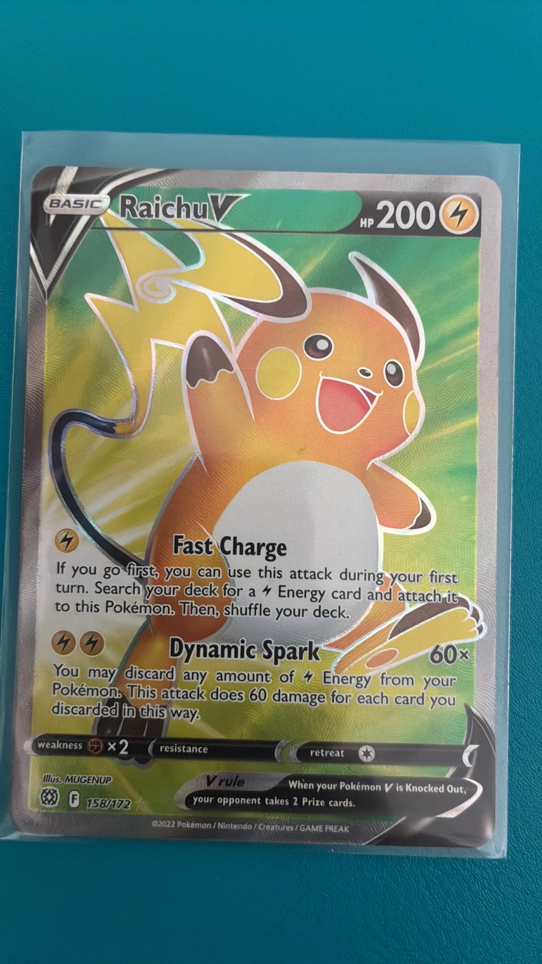 Raichu V 158 - Brilliant Stars, Ophalen, Zo goed als nieuw