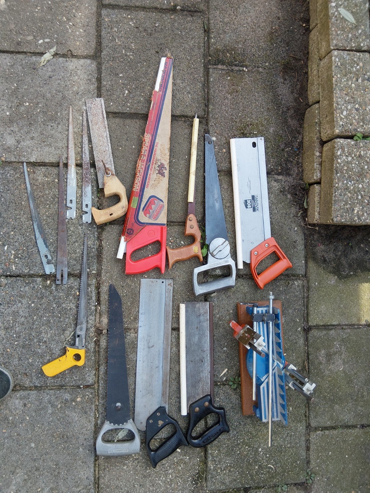 Te Koop diverse zagen en verstekzaag, Ophalen of Verzenden, Gebruikt