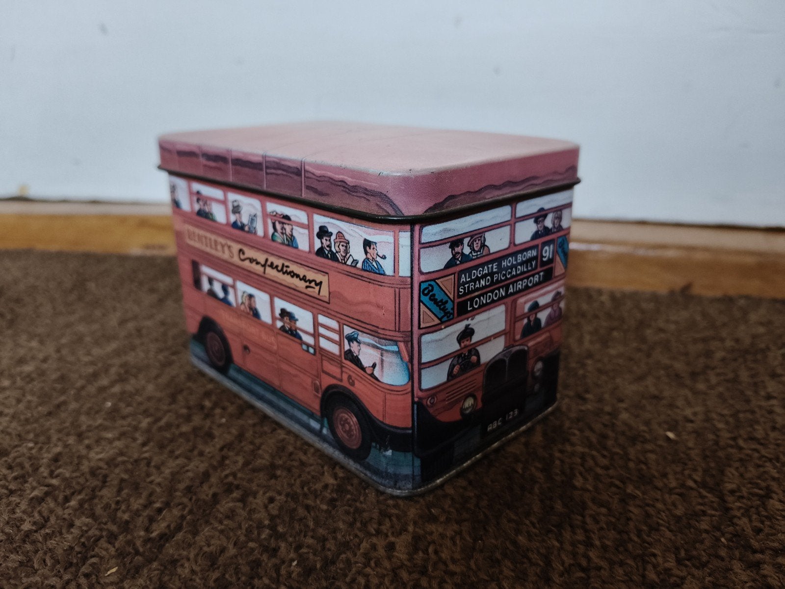 Vintage Bentley's London Bus blikken doos, Ophalen of Verzenden, Gebruikt, Overige, Overige merken