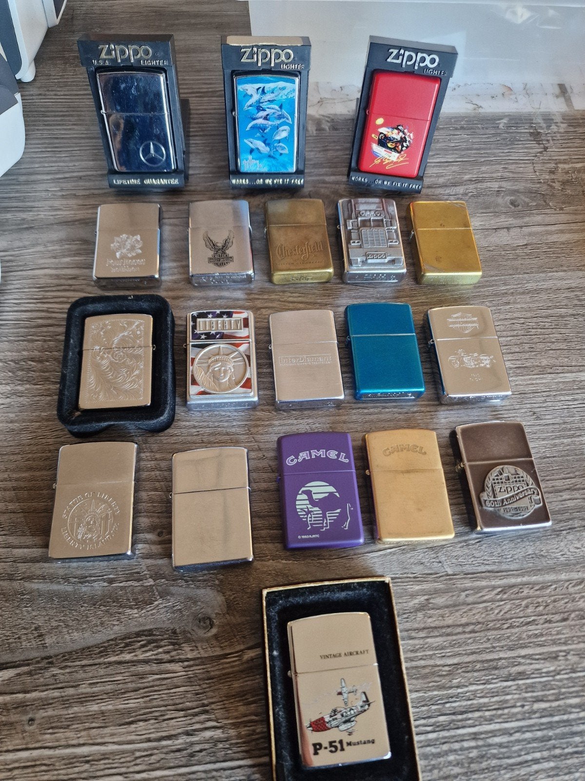 Zippo verzameling, Verzamelen, Ophalen of Verzenden, Aansteker
