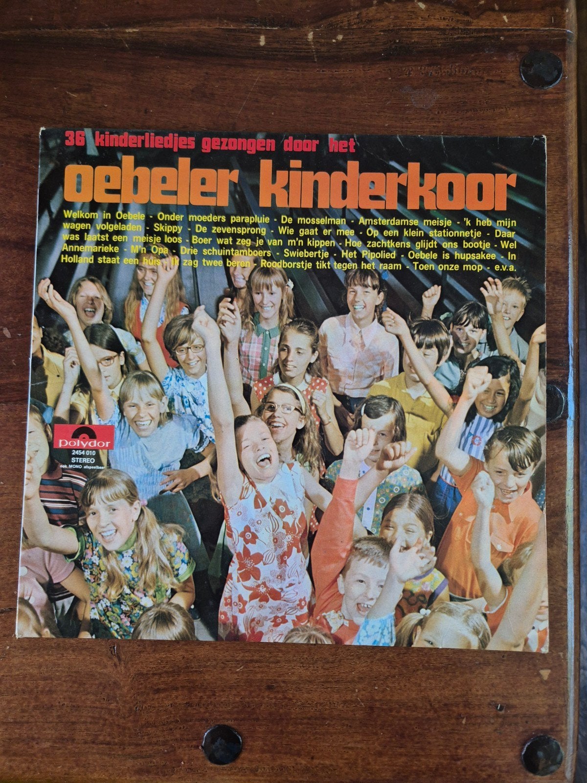 LP: 36 Kinderliedjes gezongen door het Oebele Kinderkoor, Gebruikt, Ophalen of Verzenden, 3 tot 5 jaar, Muziek