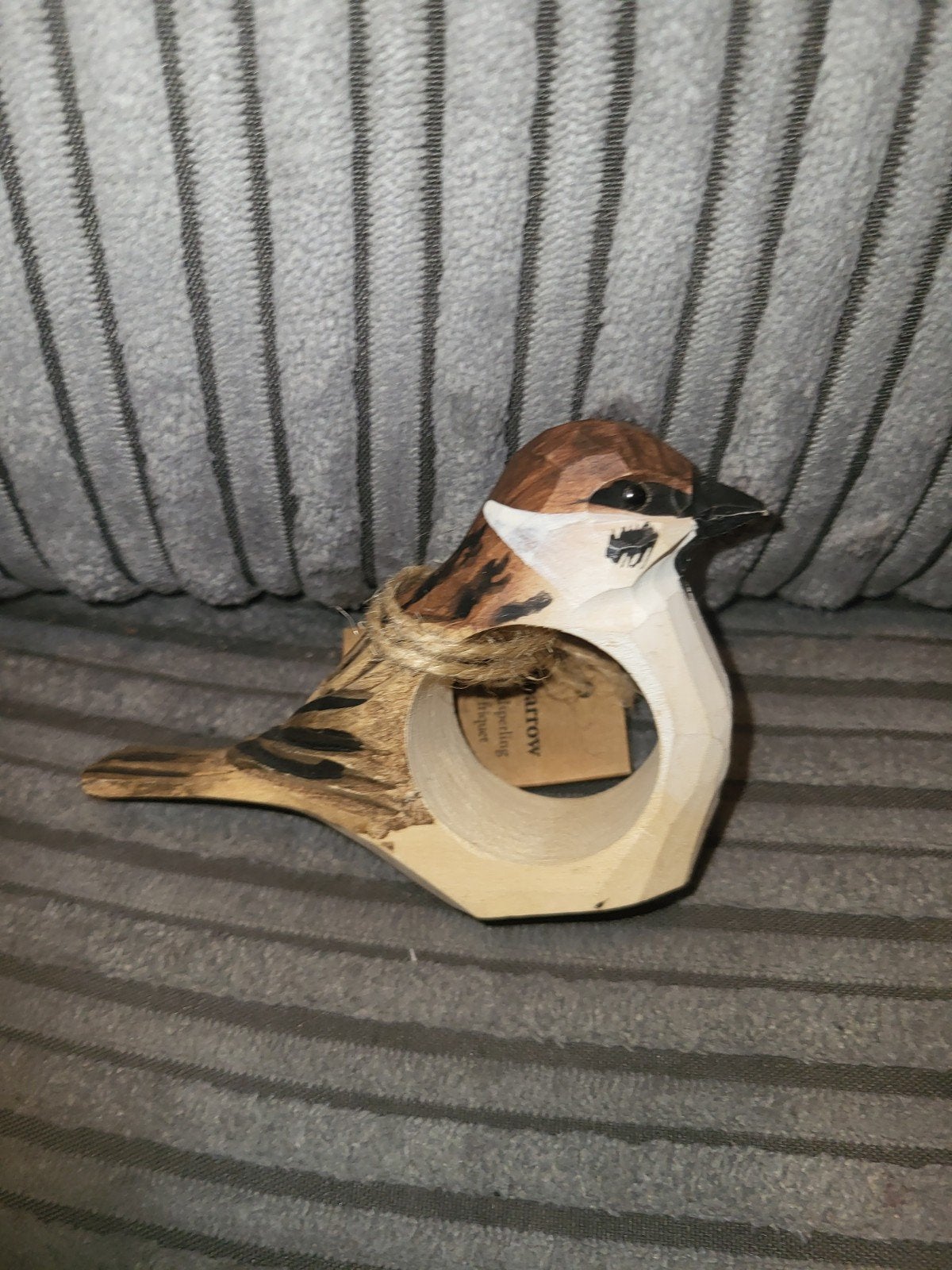 Servet ring mus zgan, Ophalen, Zo goed als nieuw, Vogel, Beeldje of Figuurtje
