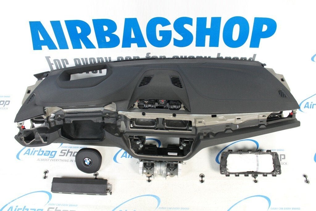 Airbag set - Dashboard M leer HUD BMW 5 G30 (2017-heden), Gebruikt, Ophalen of Verzenden