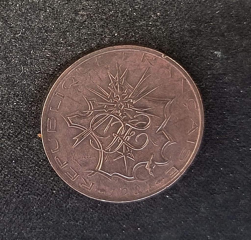 10 franc munt 1984, Ophalen of Verzenden, Frankrijk, Losse munt