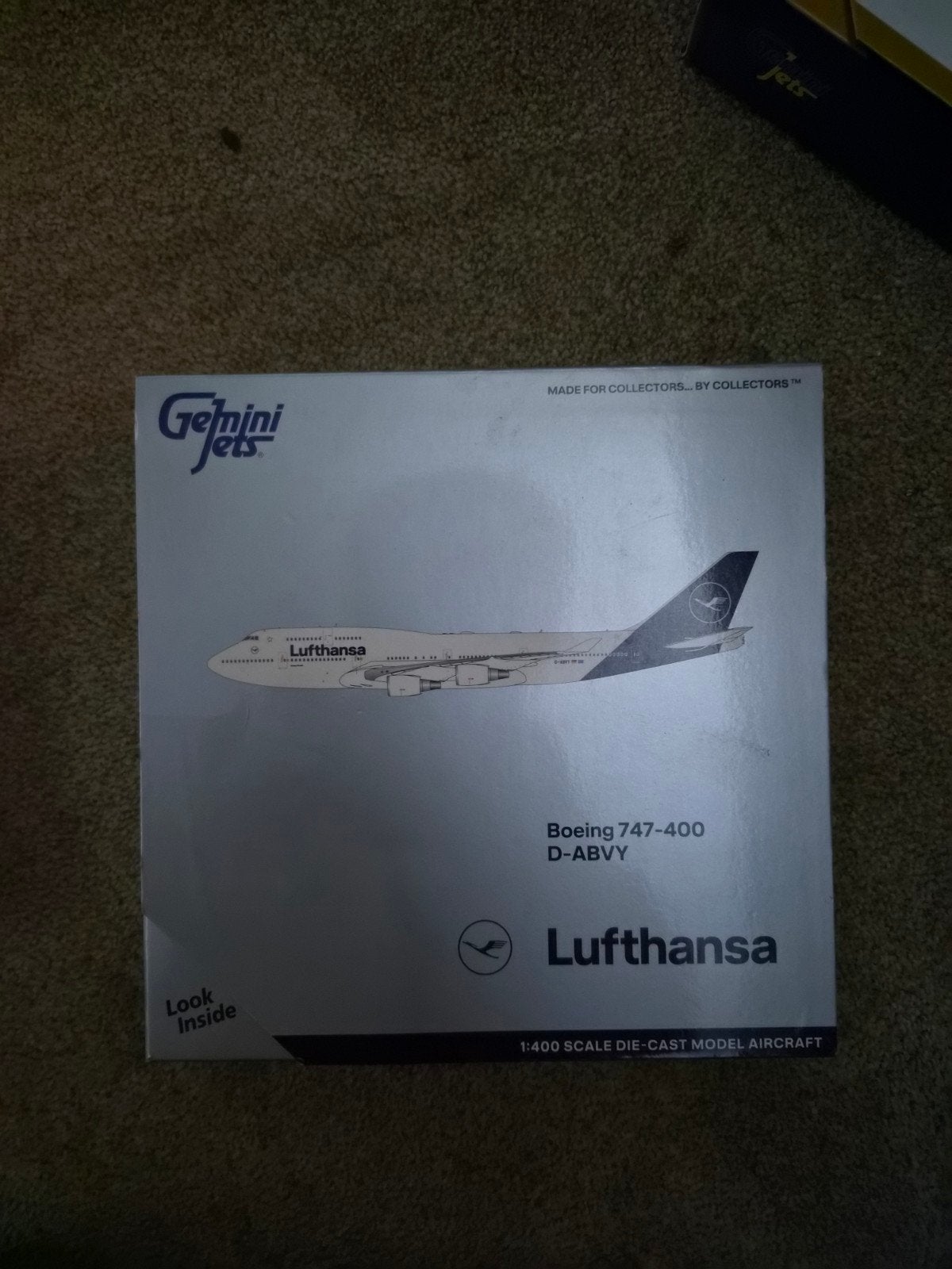 geminijets 1/400 boeing 747-400 lufthansa, Ophalen of Verzenden, Nieuw, Schaalmodel