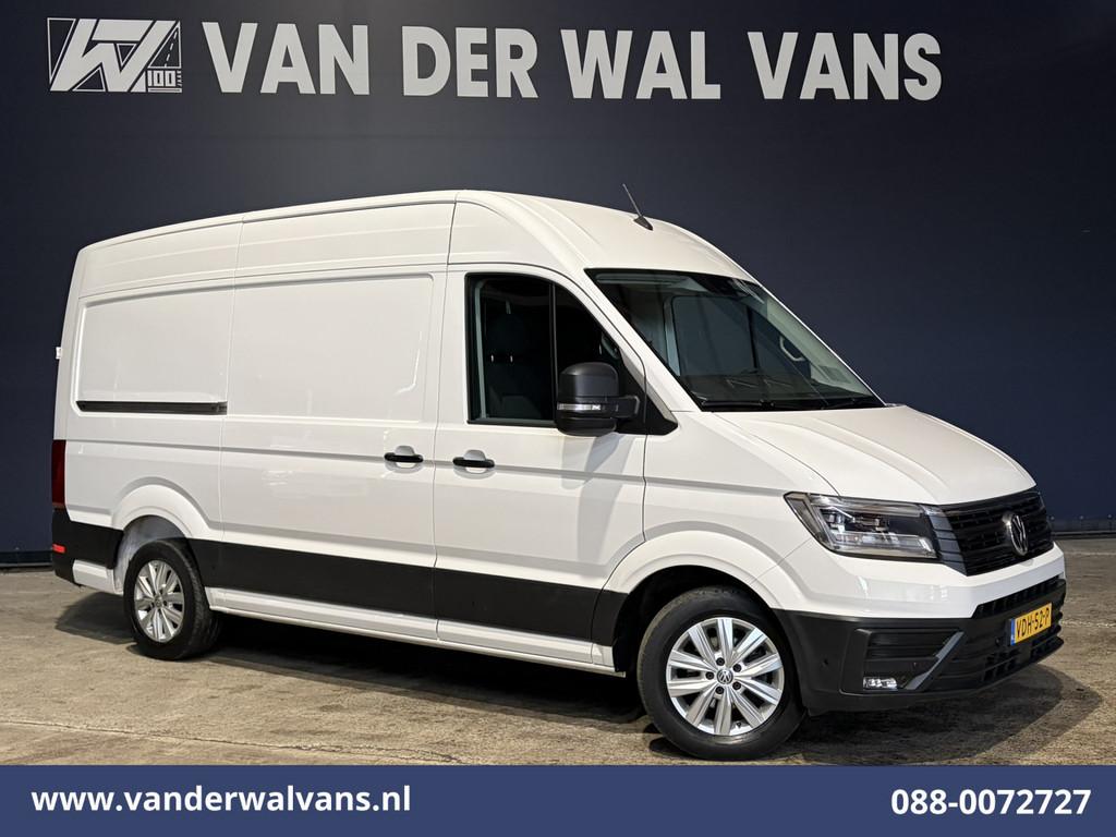Volkswagen Crafter 2.0 TDI 141pk L3H3 L2H2 Euro6 Airco | Nav, Auto's, Voorwielaandrijving, Stof, Gebruikt, 4 cilinders