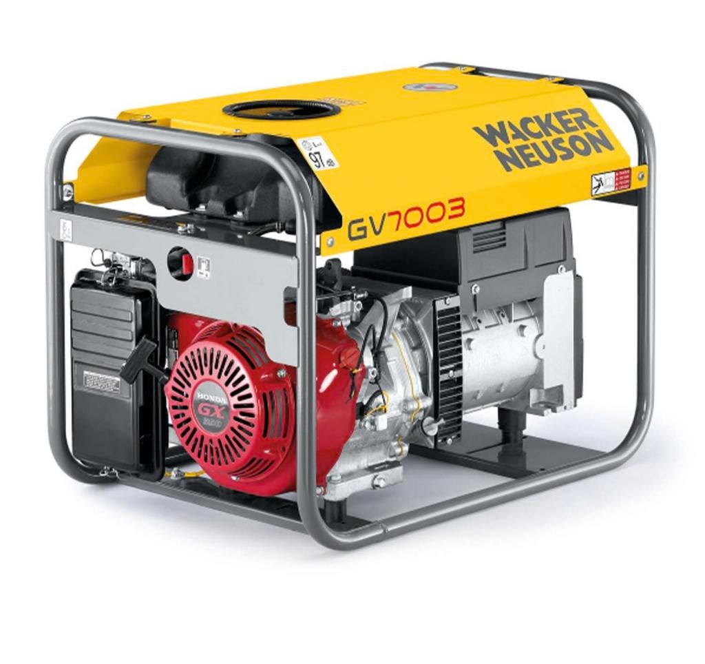 Wacker Neuson GV7003A aggregaat  Nieuw! – laatste kans, Ophalen, Zo goed als nieuw, Benzine