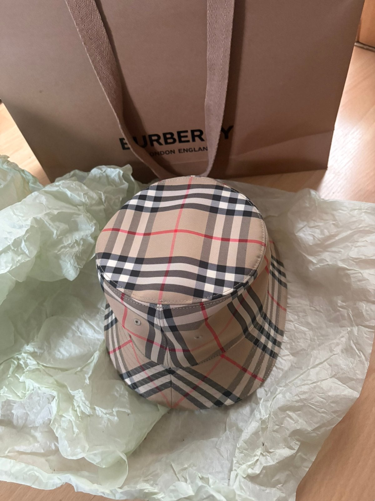 Burberry Hoed (S), Kleding | Dames, Hoeden en Petten, Ophalen of Verzenden, Zo goed als nieuw, 55 cm (S, 6⅞ inch) of minder, Hoed