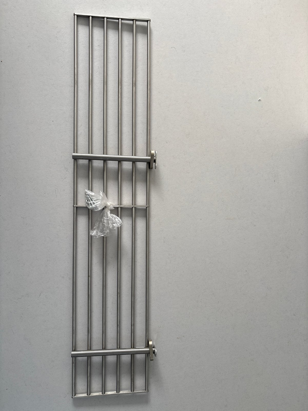 Bulthaup System 20 RVS wandrek (2 stuks), Ophalen of Verzenden, Gebruikt, Minder dan 50 cm, Minder dan 100 cm