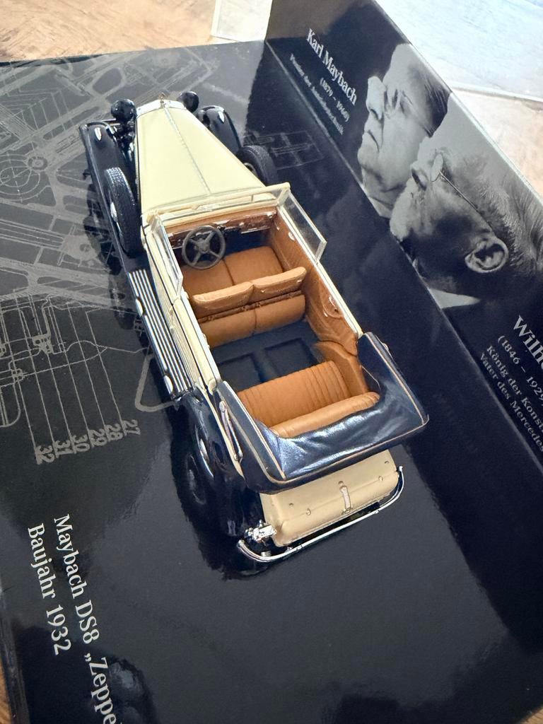 Maybach DS8 "Zeppelin" 1932 modelauto - Collectors item, Boeken, Auto's | Folders en Tijdschriften, Zo goed als nieuw, Overige merken