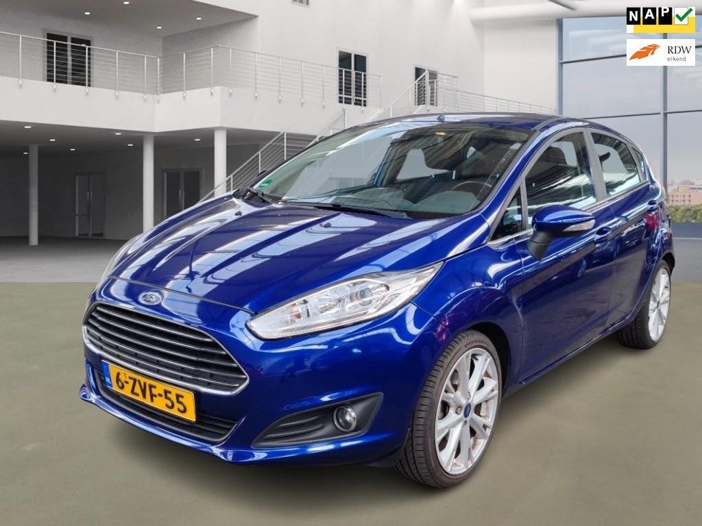 Ford Fiesta 1.5 TDCi Titanium Lease / Auto rijdt prima, Auto's, Voorwielaandrijving, Gebruikt, Euro 6, Origineel Nederlands