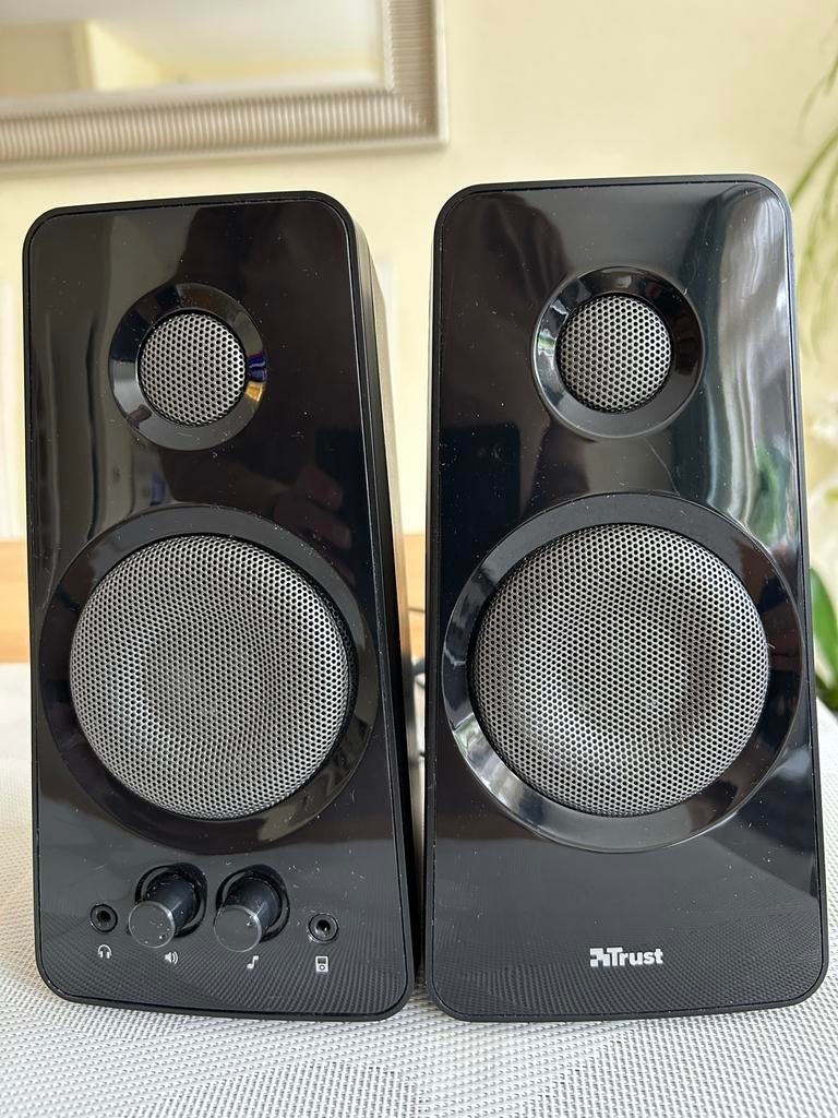 Trust Asto Compact luidsprekerset, Computers en Software, Pc speakers, Ophalen of Verzenden, Zo goed als nieuw
