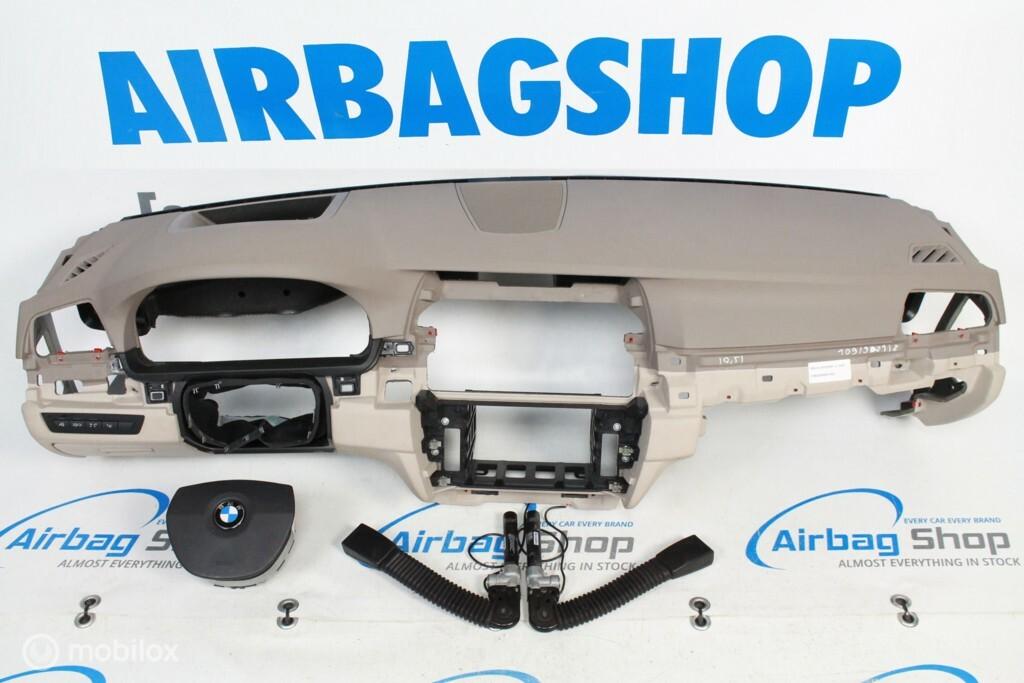 Airbag set - Dashboard beige HUD + speaker BMW 5 serie F10, Gebruikt, Ophalen of Verzenden