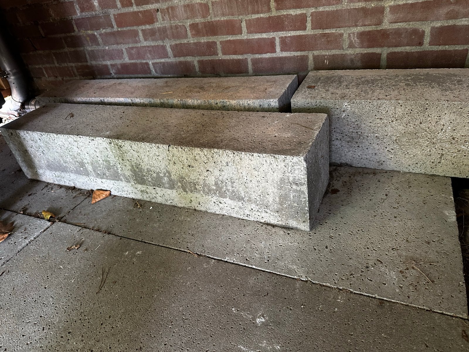 3x Schellevis Oudhollands beton biels Stapelelement 100x20cm, Ophalen, 100 tot 200 cm, Biels, Zo goed als nieuw
