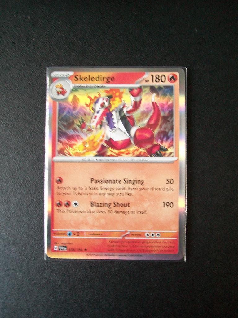9505. Nieuwe Pokemon Kaart holo rare SKELEDIRGE   (038/198), Verzenden, Nieuw, Losse kaart, Foil