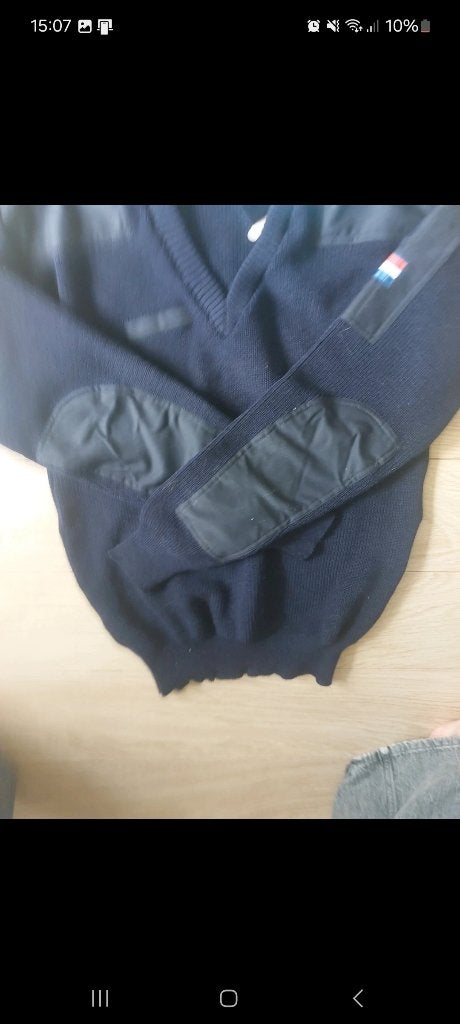 Originele Defensie Commando Trui V-Hals (Donkerblauw) maat 5, Maat 52/54 (L), Blauw, Nieuw, Ophalen of Verzenden