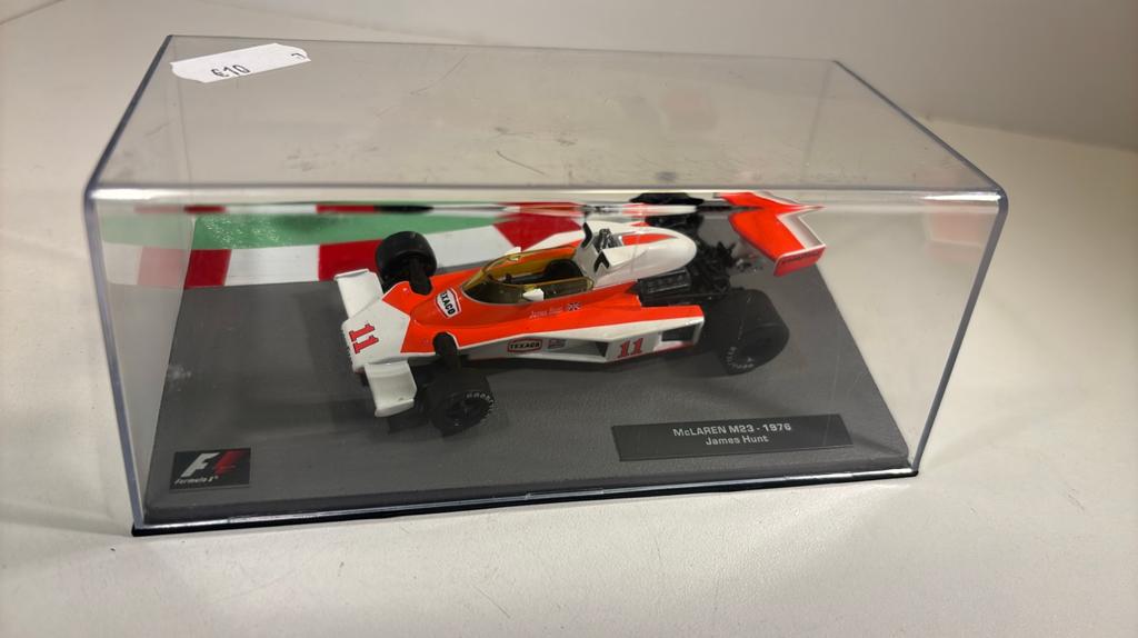 F1 McLaren m23 james hunt 1976 atlas 1.43, Overige merken, Auto, Ophalen of Verzenden, A