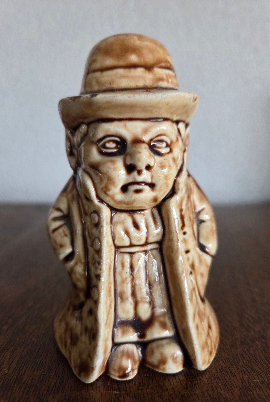 Vintage Oostenrijkse steengoed spaarpot, Antiek en Kunst, Ophalen of Verzenden
