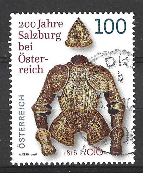 O 43 - 2016 - Oostenrijk/200j Salzburg, Postzegels en Munten, Postzegels | Europa | Overig, Verzenden, Overige landen, Gestempeld