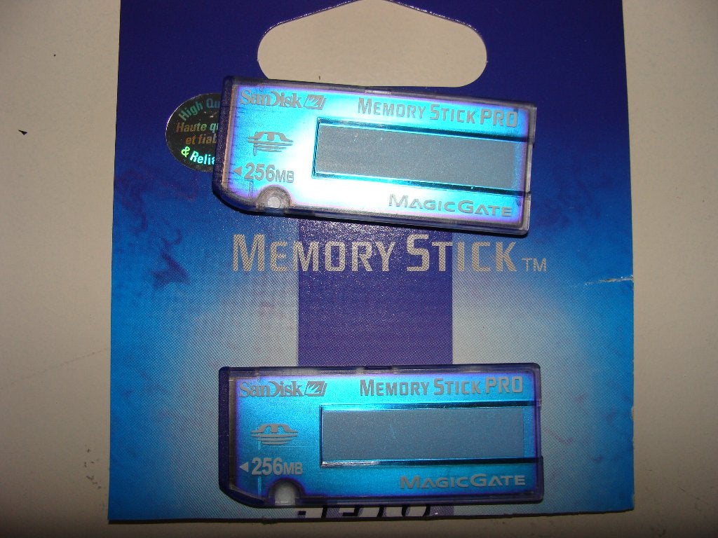 SONY memory stick PRO 1, Gebruikt, Geschikt voor Full HD video, Memory stick, Ophalen of Verzenden