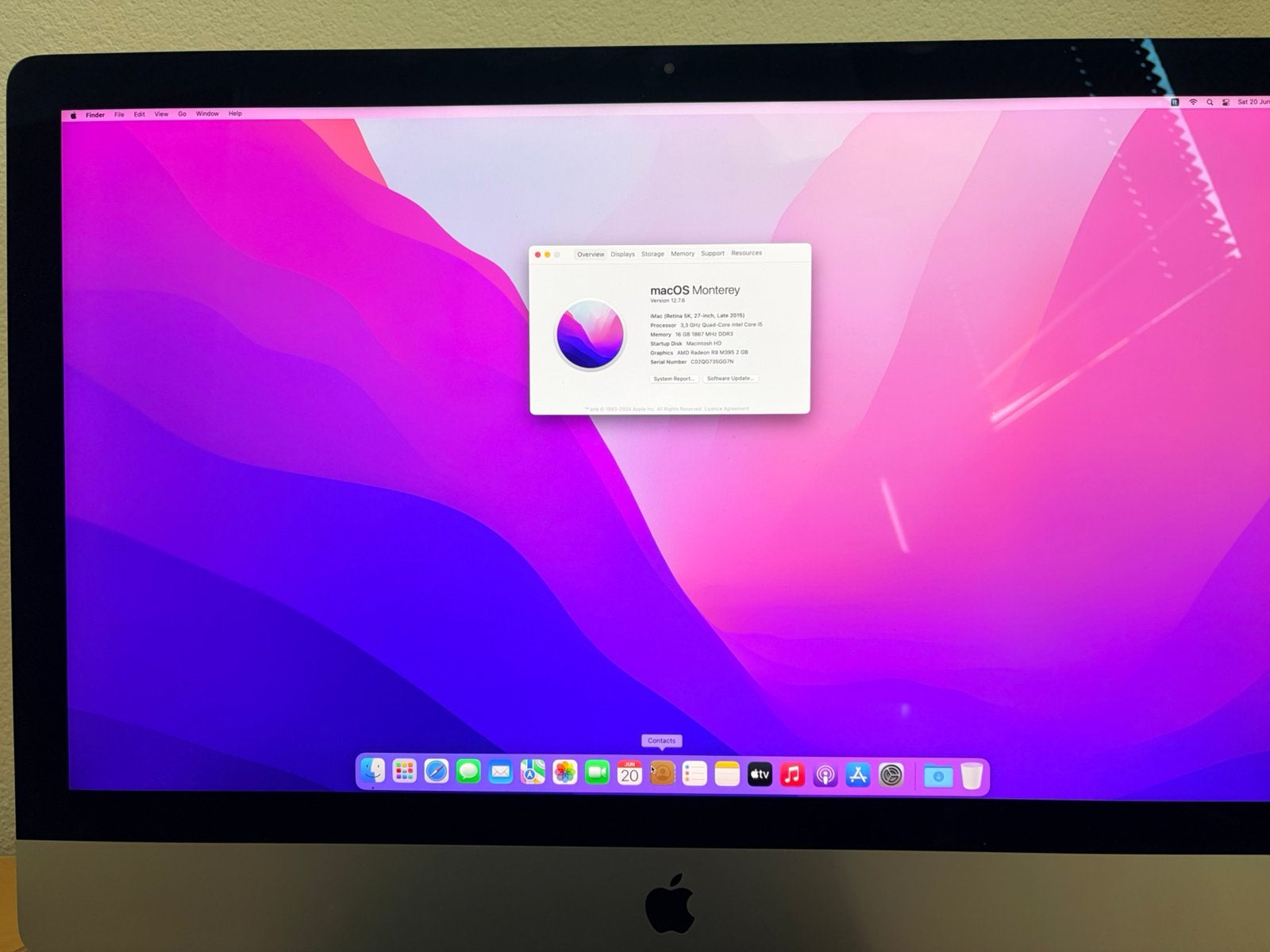 iMac 27’ 5k retina late 2015, Computers en Software, Ophalen, Gebruikt, HDD en SSD, IMac