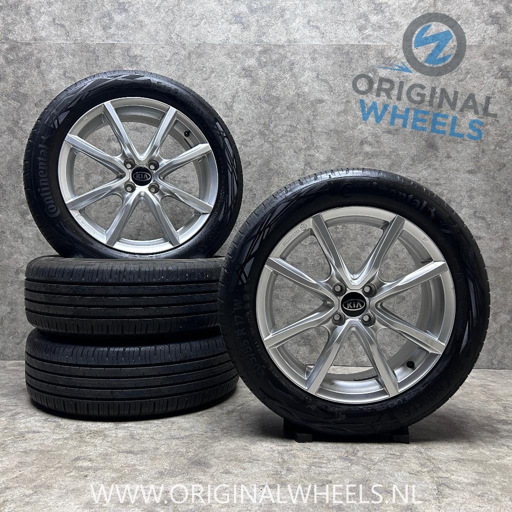 17 inch originele velgen + zomerbanden Kia Stonic, Auto-onderdelen, Banden en Velgen, Gebruikt, Banden en Velgen, 17 inch, Personenwagen