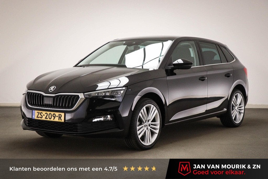 Skoda Scala 1.0 TSI First Edition | PANORAMADAK | DRAADLOZE, Gebruikt, Met garantie (alle), Origineel Nederlands, Handgeschakeld