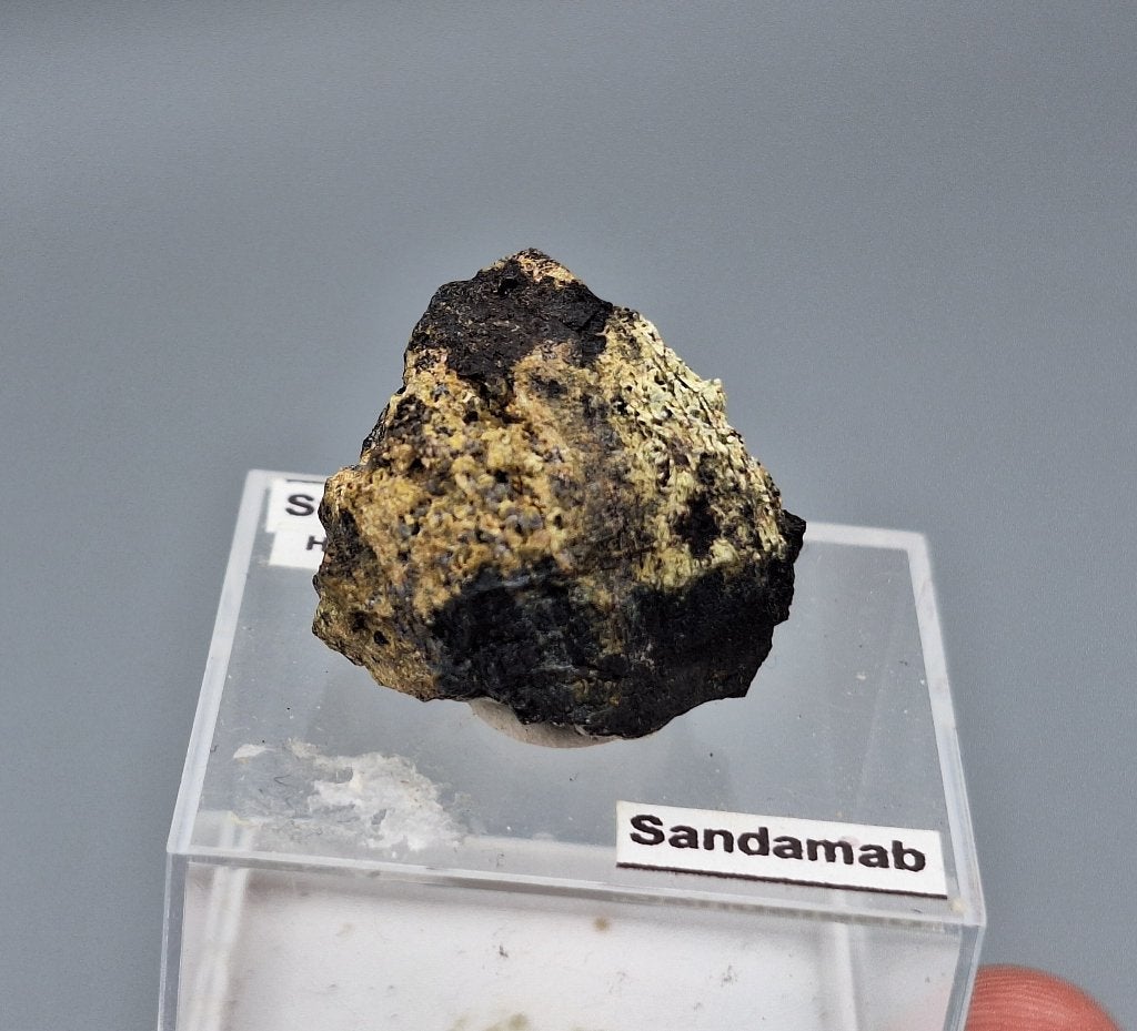 Strengiet, Hureauliet, Jahniet, Travoriet -Sandamap, Namibië, Ophalen of Verzenden, Mineraal