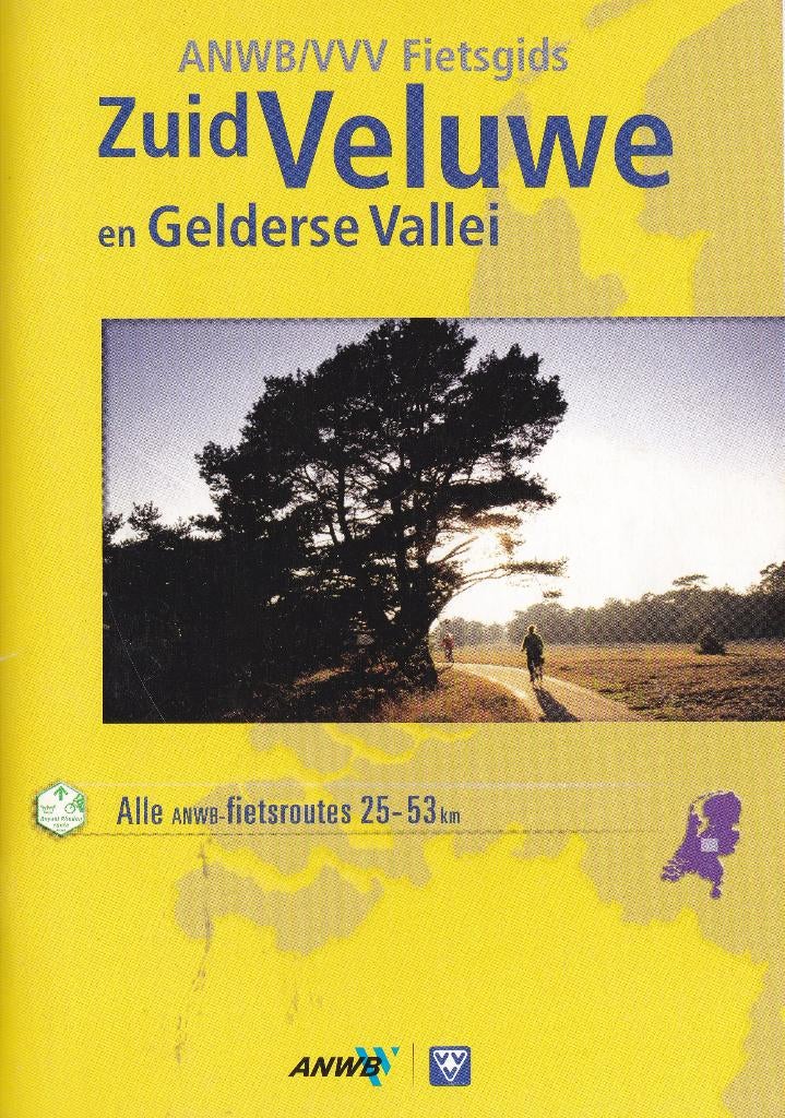 Fietsgids Zuid Veluwe en Gelderse Vallei, Boeken, Gelezen, Fiets- of Wandelgids, Ophalen of Verzenden, ANWB