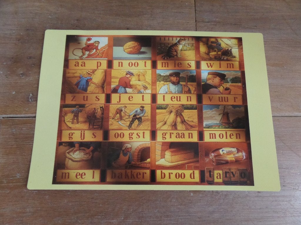 Aparte aap noot mies placemat, Ophalen