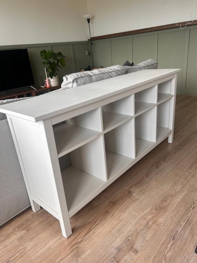 Hemnes tv meubel kast ikea, Ophalen, Met plank(en), 100 tot 150 cm, Eikenhout