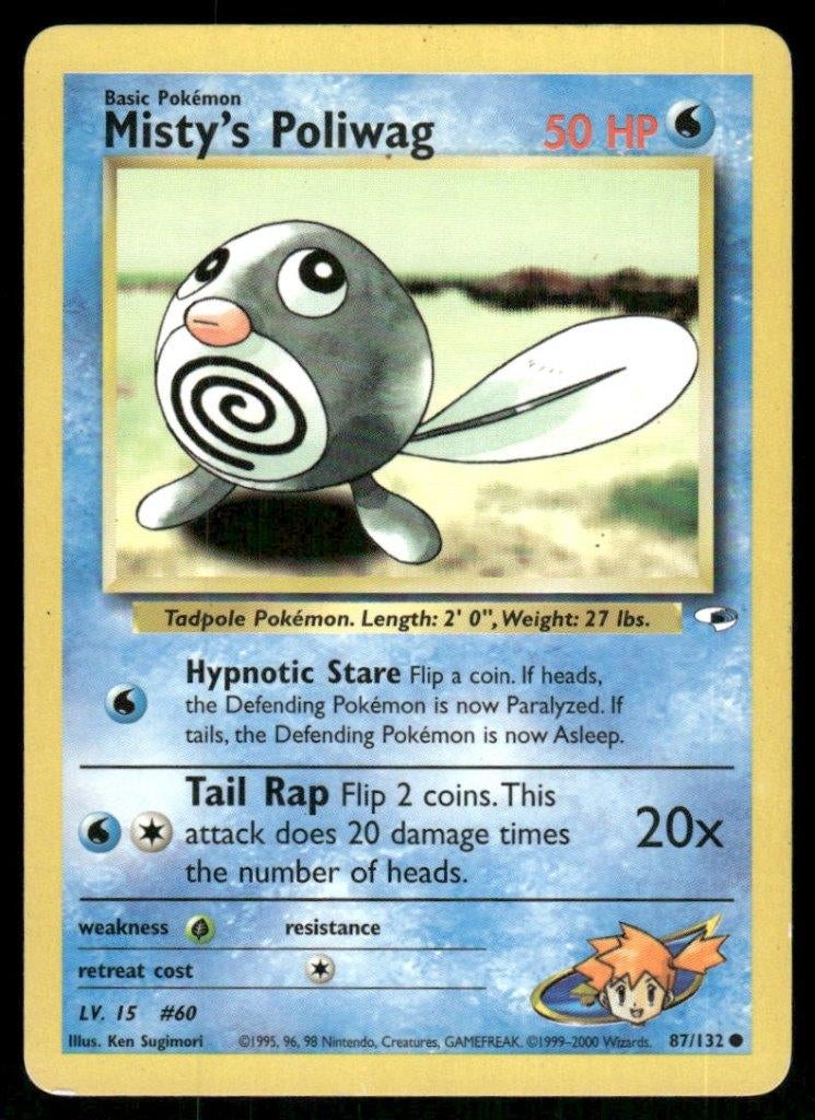 Misty's Poliwag 87/132 - Gym Heroes, Verzenden, Gebruikt