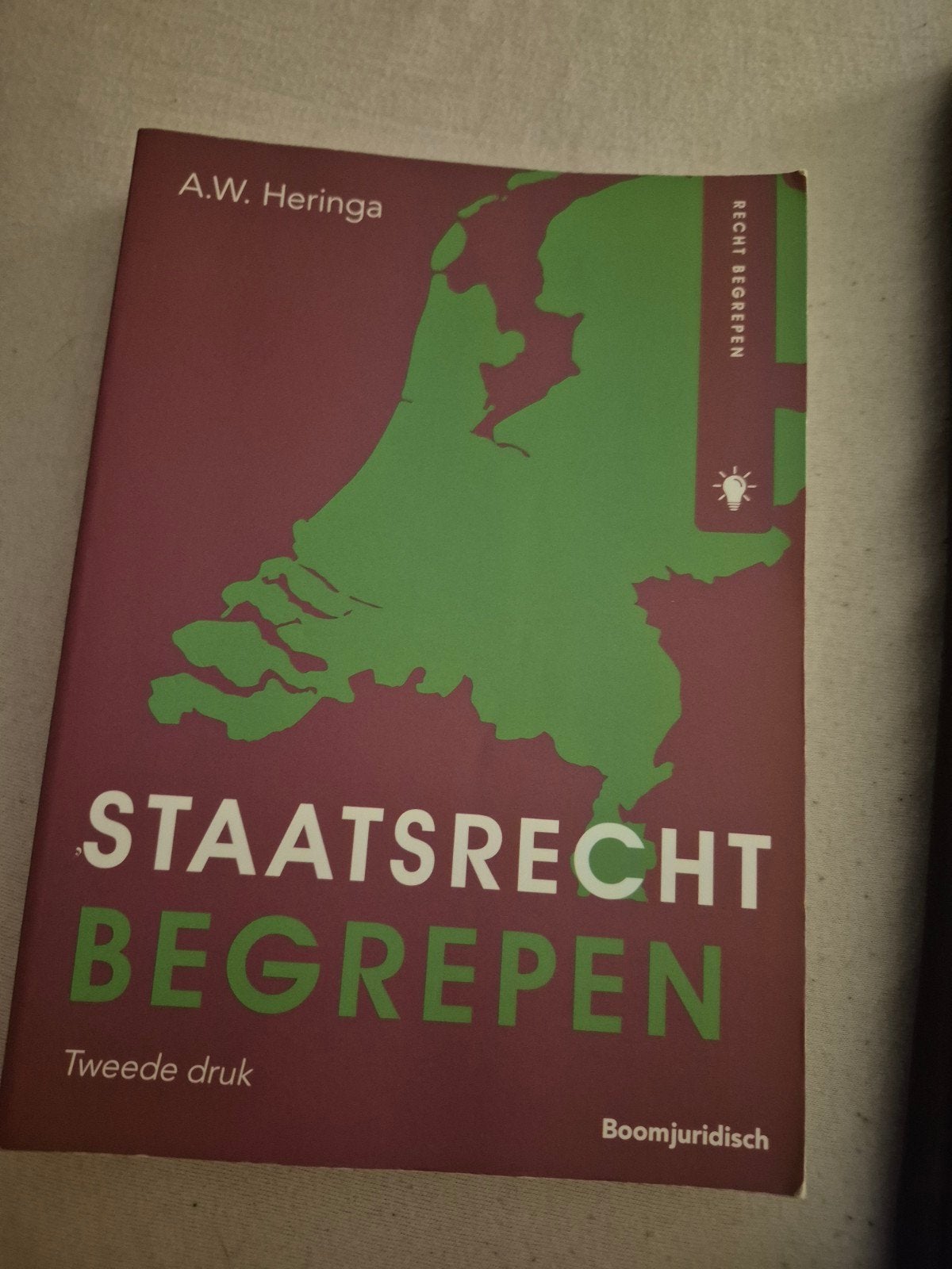 Staatsrecht Begrepen - A.W. Heringa (Tweede druk), Boeken, Gelezen, A.W. Heringa, Gamma, HBO