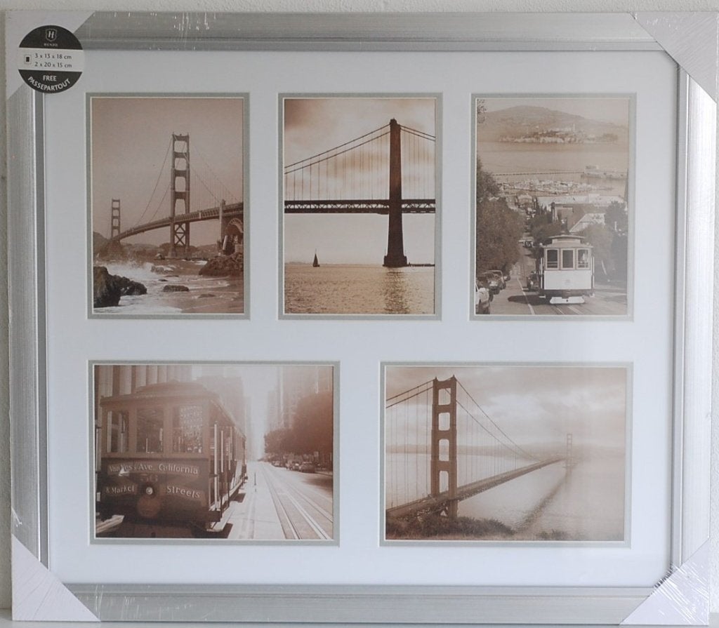 Henzo Frisco Bay Gallery - Nieuwe Moderne Collage Fotolijst, Audio, Tv en Foto, Fotografie | Fotolijsten, Nieuw, Ophalen