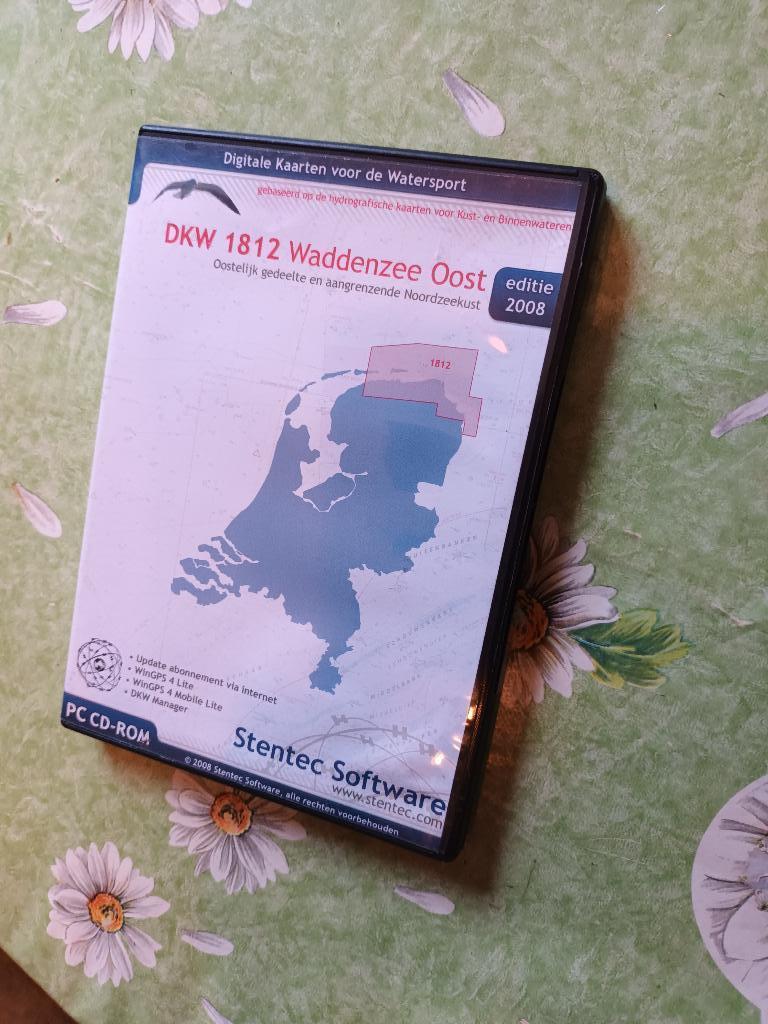 DKW 1812 Waddenzee Oost Stentec CD Dvd kaarten water varen, Watersport en Boten, Ophalen of Verzenden, Zo goed als nieuw, Overige typen