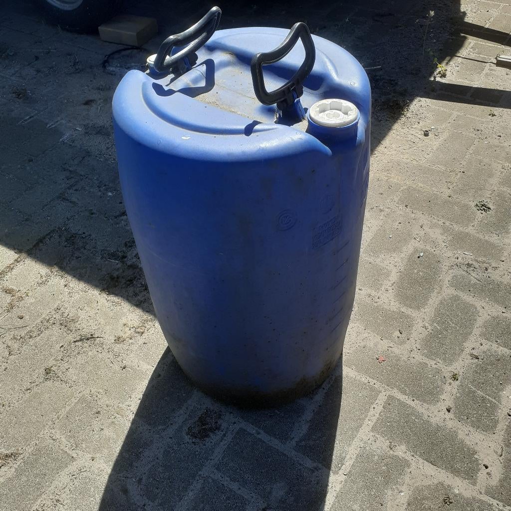 Kunsstof 60 litervat, Tuin en Terras, Minder dan 75 liter, Ophalen, Gebruikt, Kunststof