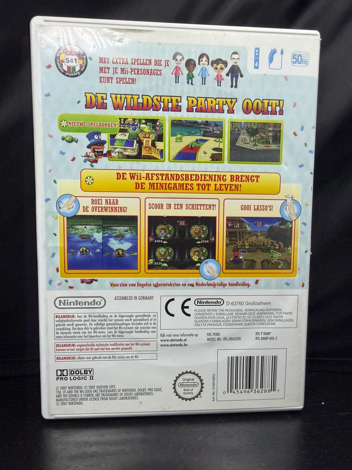 Mario Party 8 - Nintendo Wii (PAL), Spelcomputers en Games, Gebruikt, G, Overige genres, Eén computer