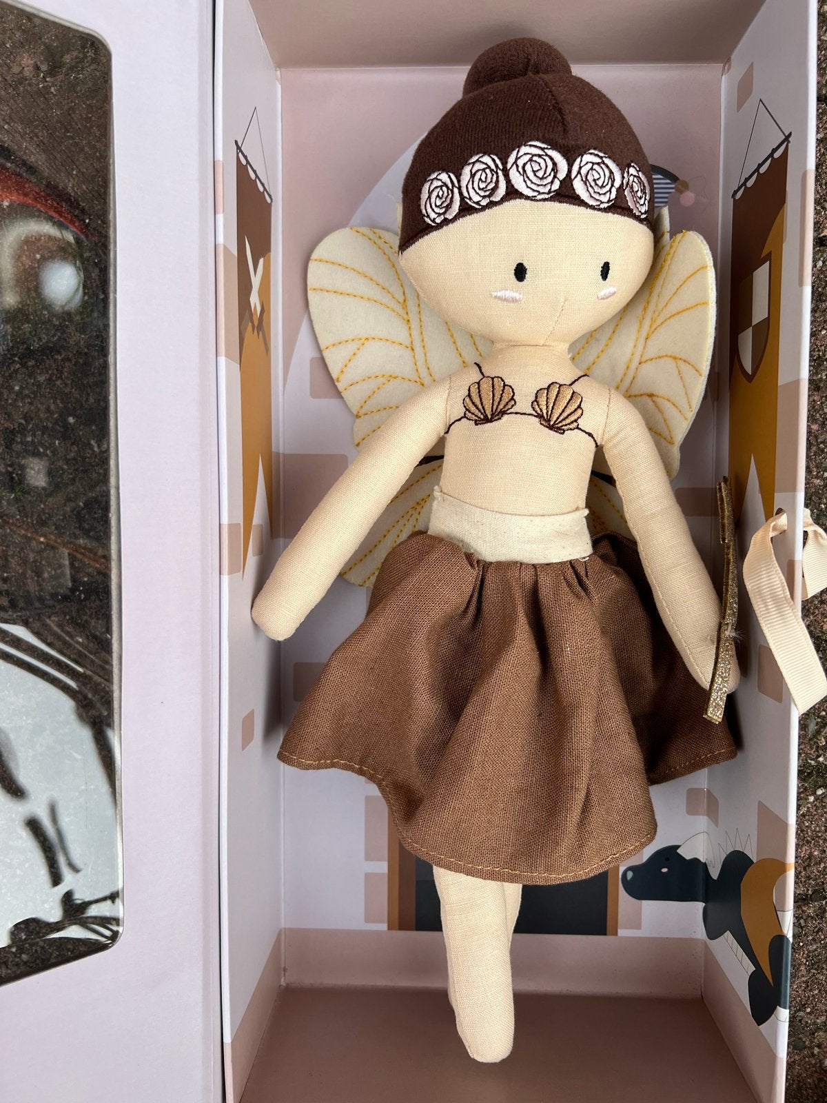 Nieuwe Tryco Baby Fleur pop in doos - decoratie/spelen, Ophalen of Verzenden, Nieuw, Babypop
