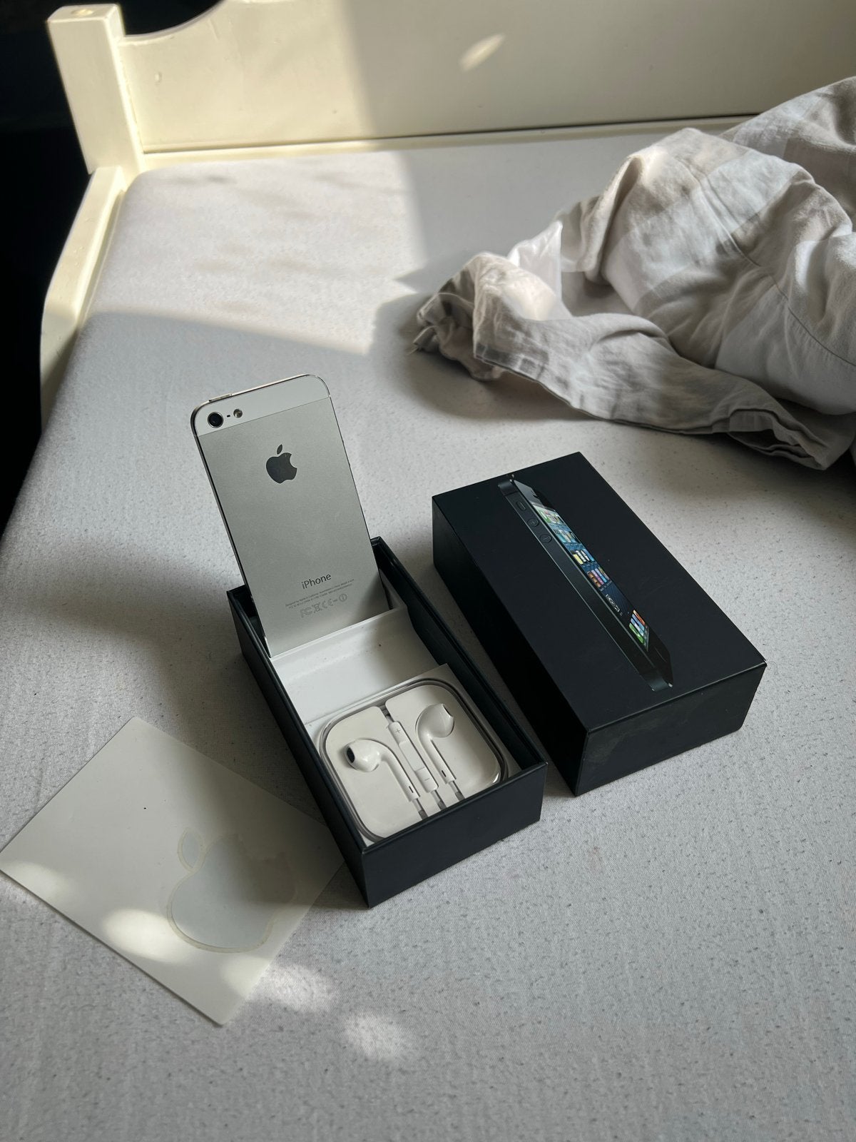 iPhone 5 zo goed als nieuw met doosje en accessoires, Telecommunicatie, Ophalen, 99 %, 16 GB, IPhone 5