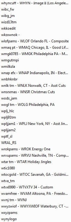 113 jingles RAdio stations USA en Australie ook VERZENDEN, Ophalen, Gebruikt, Overige genres