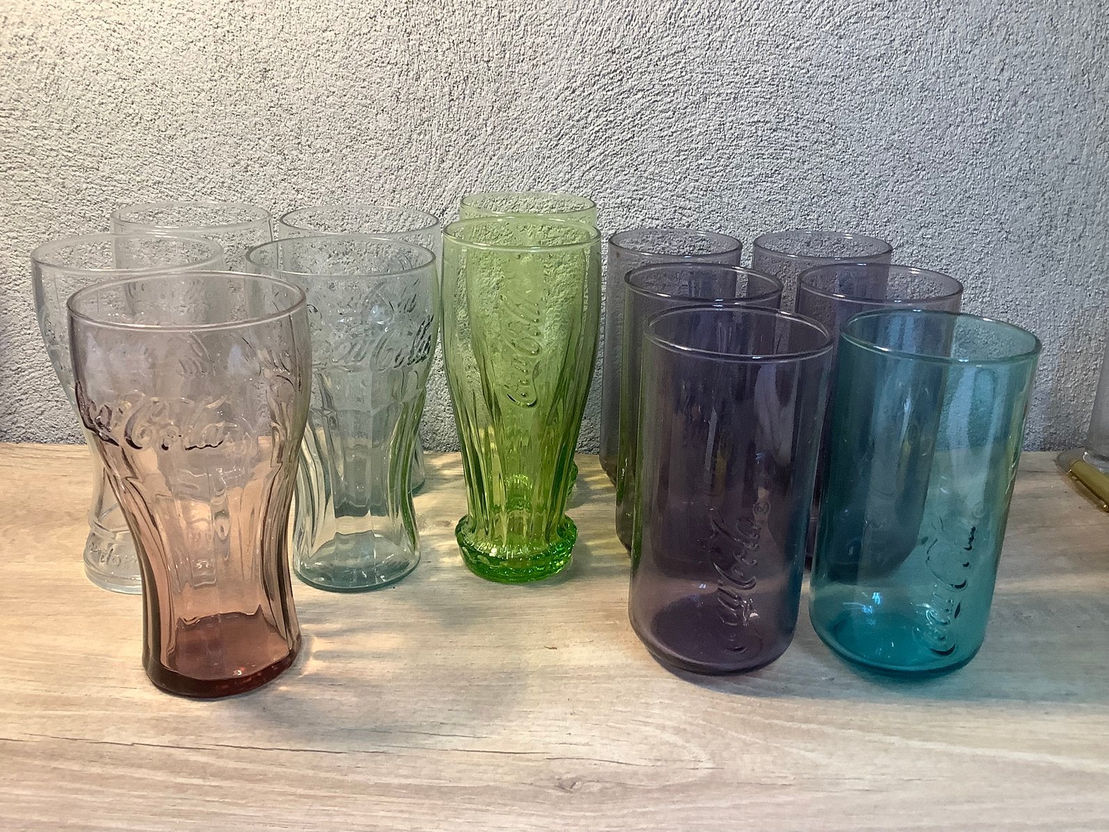 Partij Coca Cola glazen, Verzamelen, Ophalen, Zo goed als nieuw, Frisdrankglas