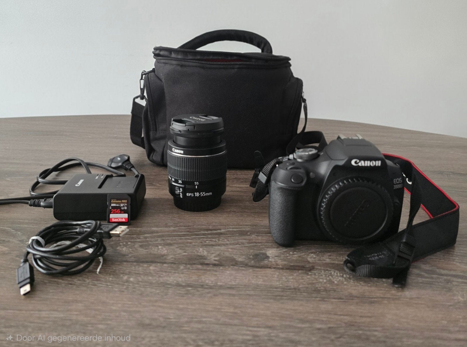 Canon EOS2000d complete set met garantie, Audio, Tv en Foto, Fotocamera's Digitaal, Ophalen, Spiegelreflex, Canon, Geheugenkaart
