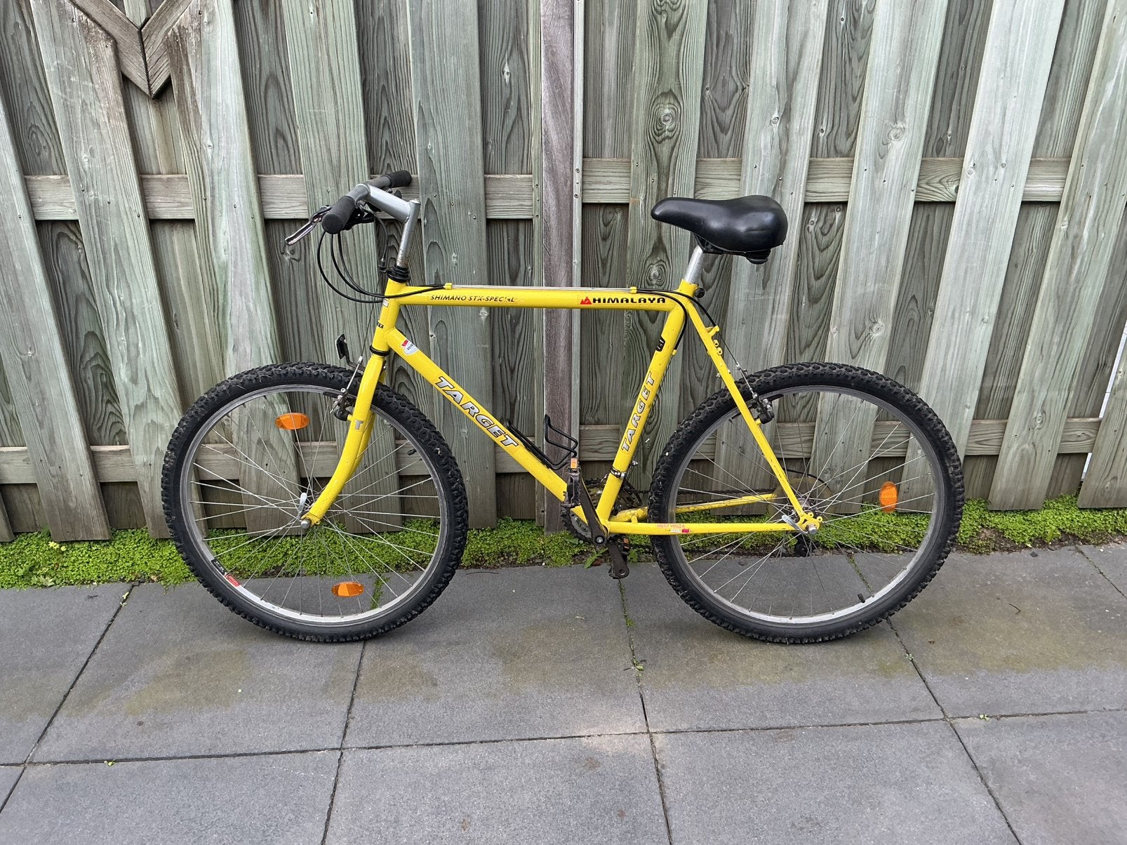 MountainbikeTarget Himalaya - shimano STX special (retro), Gebruikt, Velgrem, 53 tot 57 cm, Ophalen