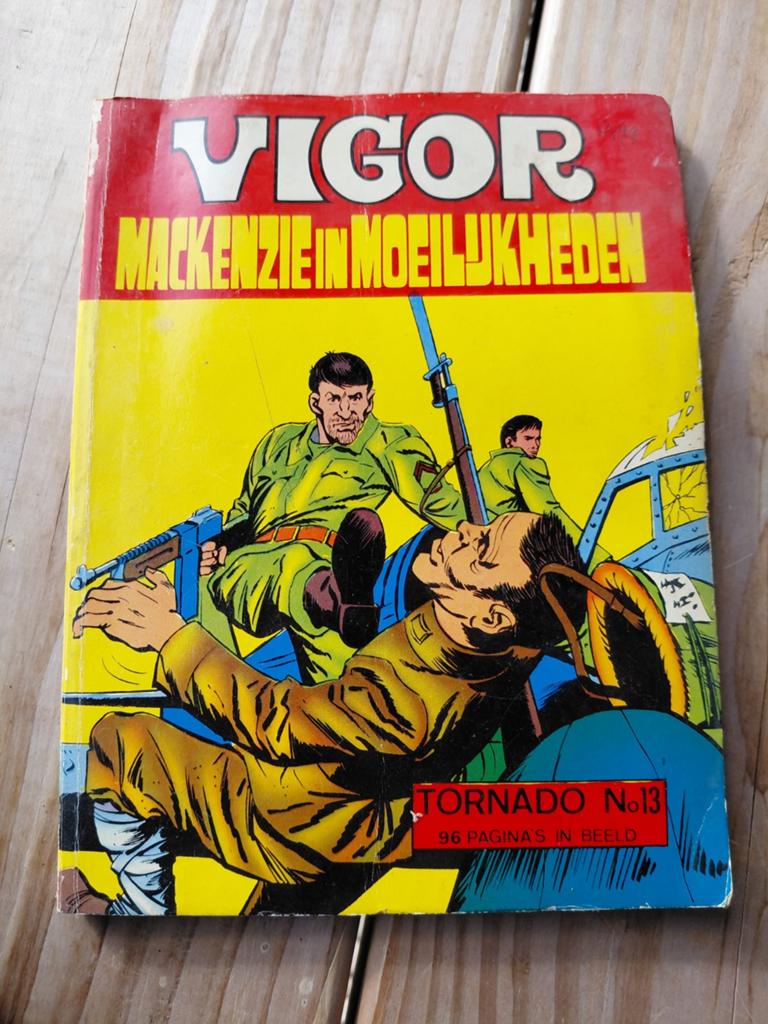 Vigor Mackenzie in Moeilijkheden - Tornado Serie No. 13, Boeken, Stripboeken, Eén stripboek, Ophalen of Verzenden, Gelezen, Onbekend